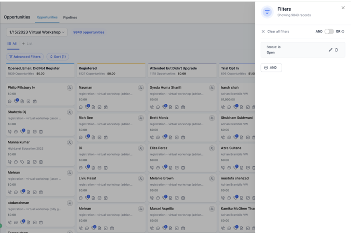 Como usar a visualização em lista - Abra registros quando precisar editar